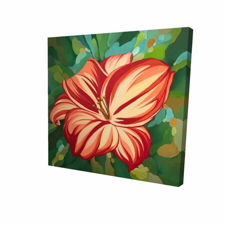 FONDO 16 x 16 in. Blooming Daylilies-Print on Canvas FO2790925